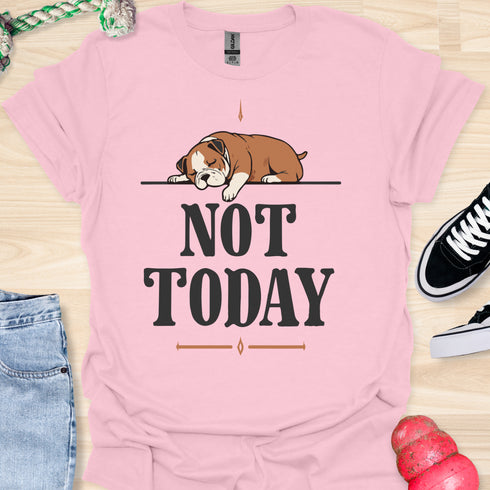Not today - V5 - Bored Hanging Arm T-Shirt